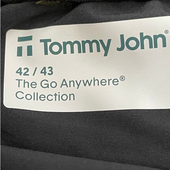 Tommy John NWT Go Anywhere Collection Shadow Green Stretch Jogger Pants 42/43 - Picture 4 of 11